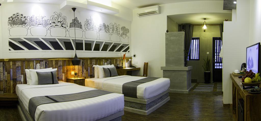 Double Leaf Boutique Hotel Phnom Penh Exterior foto